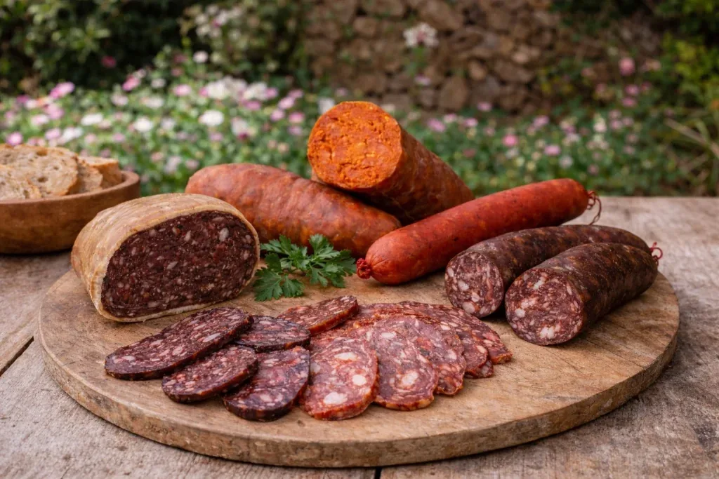 Embutidos típicos de Menorca: sobrasada, carn i xulla y otros productos de la isla