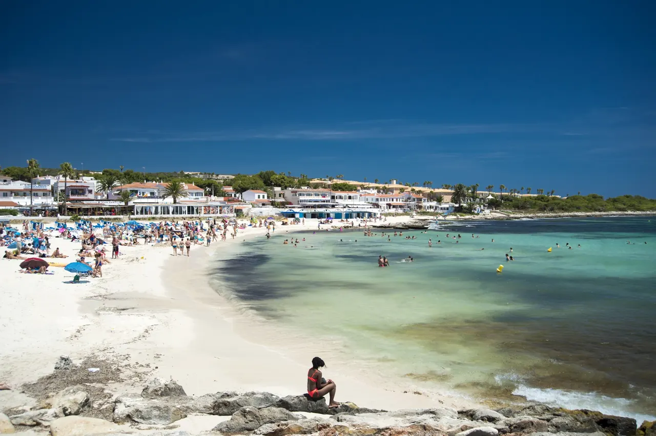 Platja de Punta Prima a Menorca